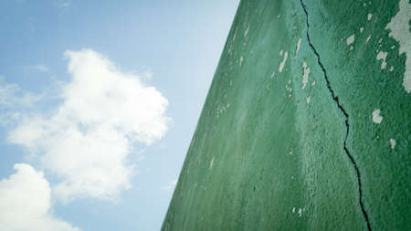 green texture background Behind the green cement wall. background image conceptの写真素材