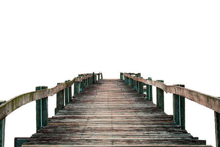 A wooden walkway that stretches into the sea. vacation travel concept