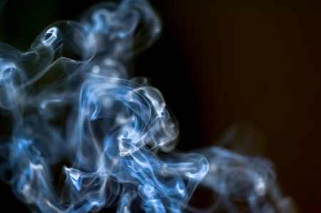 abstract background of smoke or fog on black background