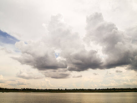 Clouds Drifted Lower Before The Rain.の写真素材