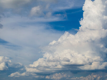 Dramatic sky with stormy clouds