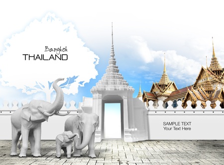 Thailand travel conceptの写真素材