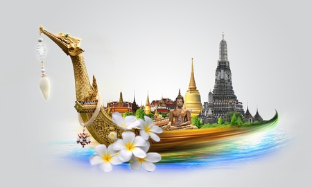 Thailand travel conceptの写真素材