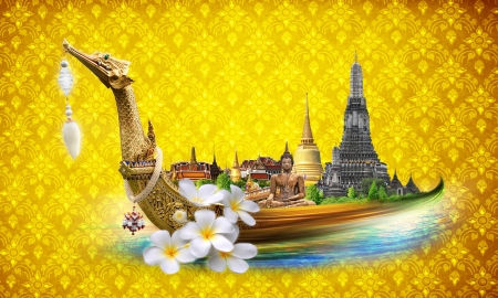 Thailand travel conceptの写真素材