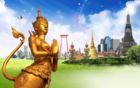 Thailand travel conceptの写真素材