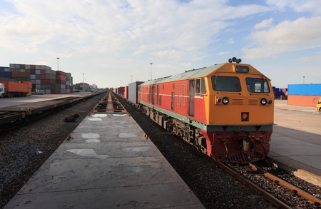 Cargo trainの写真素材