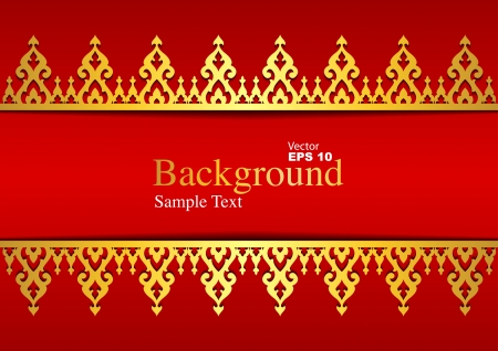 Vintage background, antique greeting cardのイラスト素材