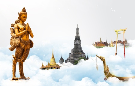 Thailand travel conceptの写真素材