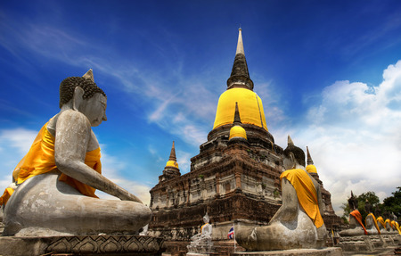 Temple of Ayutthaya, Thailandの写真素材