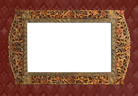 Vintage picture frameの写真素材