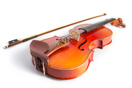 Violin and bowの写真素材