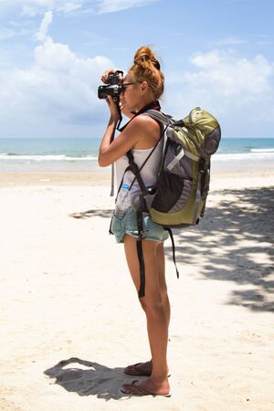 woman travelerの写真素材