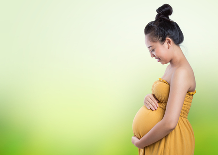 pregnant womanの写真素材