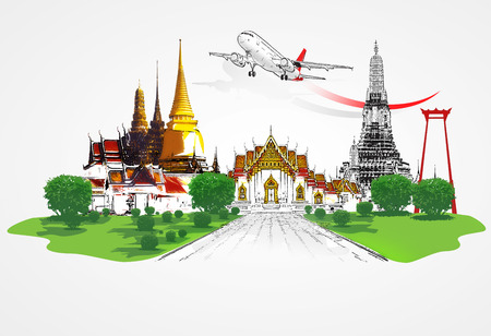 Thailand travel conceptの写真素材