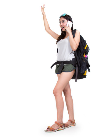 Traveler womanの写真素材