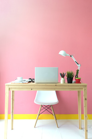 Workplace With Computerの写真素材