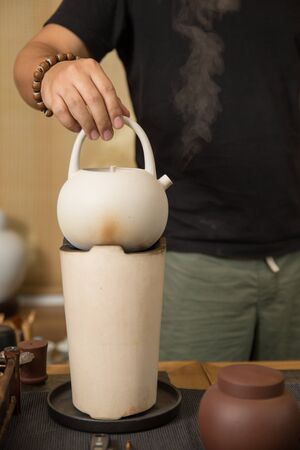 Chinese tea setの写真素材