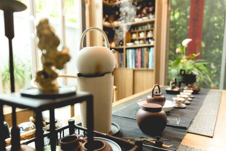 Chinese tea setの写真素材