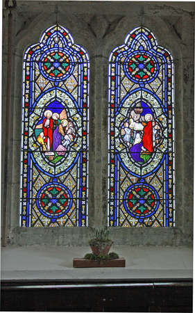 stained glass windowの写真素材