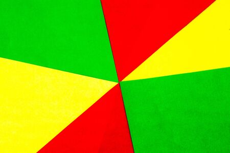 Colourful papers arranged in circular formの写真素材
