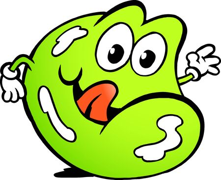 Vector illustration of an Happy Wine Gumの写真素材