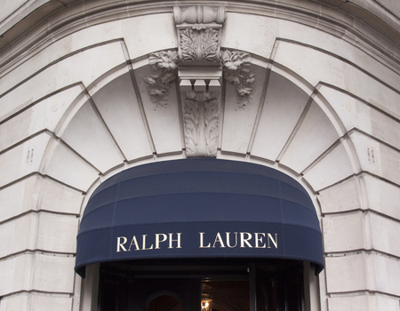 Paris, France -june 29, 2017: Ralph lauren store in Parisのeditorial素材