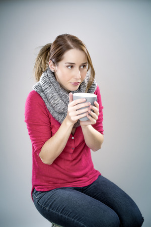 Sick womanの写真素材