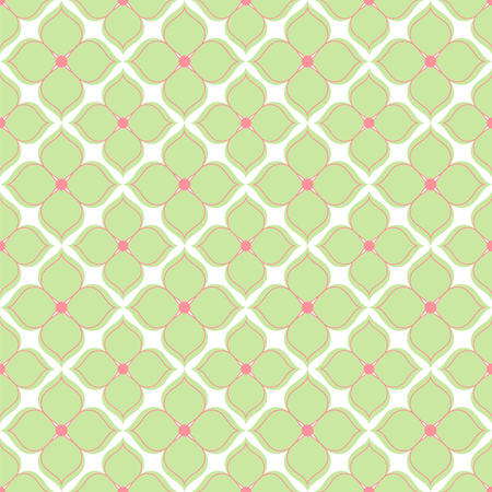 Seamless vector pattern with abstract flowers.のイラスト素材