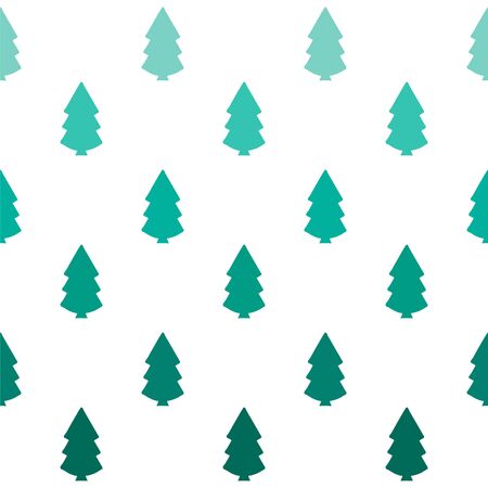 Christmas trees. Simple seamless vector pattern.のイラスト素材