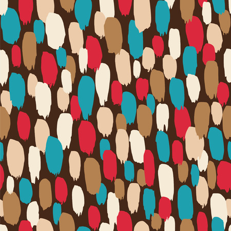 Abstract background with brush strokes. Seamless vector pattern.のイラスト素材