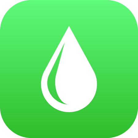 Isolated Water Drop Icon Symbol On Clean Background. Vector Blob Element In Trendy Style.のイラスト素材
