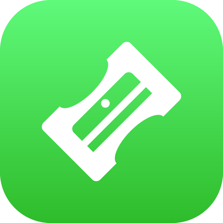 Isolated Sharpener Icon Symbol On Clean Background. Vector Supplies Element In Trendy Style.のイラスト素材