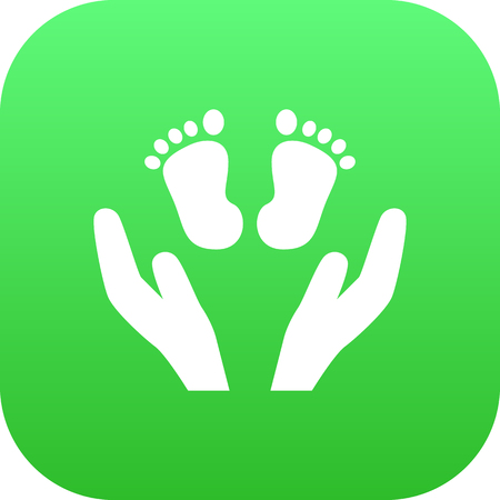 Isolated Care Icon Symbol On Clean Background. Vector Look After Element In Trendy Style.のイラスト素材