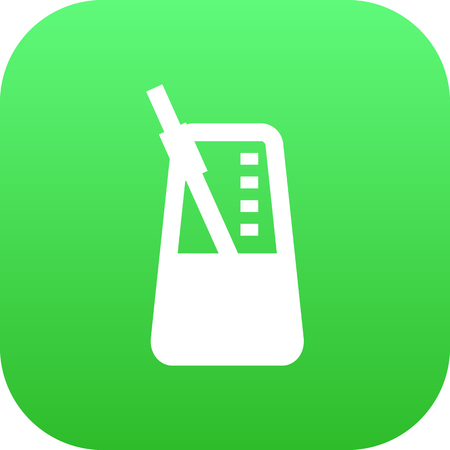 Isolated Metronome Icon Symbol On Clean Background. Vector Rhythm Motion Element In Trendy Style.のイラスト素材