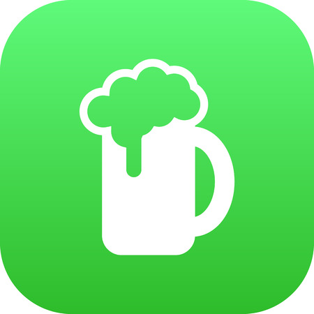 Isolated Beer Icon Symbol On Clean Background. Vector Ale Element In Trendy Style.のイラスト素材