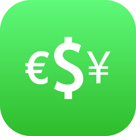 Isolated Exchange Icon Symbol On Clean Background. Vector Currency Element In Trendy Style.のイラスト素材