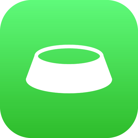 Isolated Bowl Icon Symbol On Clean Background. Vector Dish Element In Trendy Style.のイラスト素材