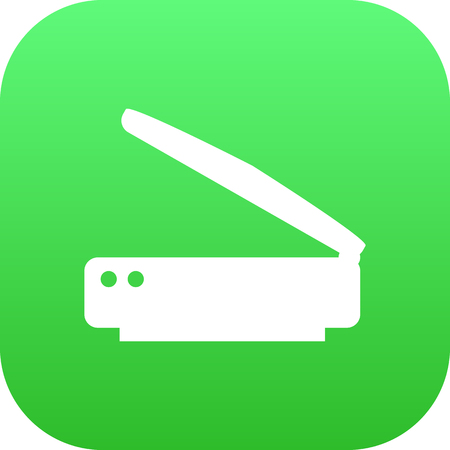Isolated Scanner Icon Symbol On Clean Background. Vector Photocopy Element In Trendy Style.のイラスト素材