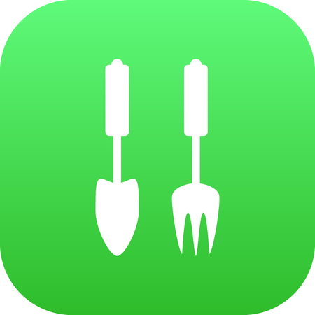 Isolated Garden Instruments Icon Symbolのイラスト素材