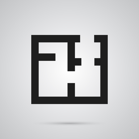 Isolated Blueprint Icon Symbol On Clean Background. Vector Plan Element In Trendy Style.のイラスト素材