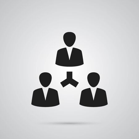 Isolated Teamwork Icon Symbol On Clean Background. Vector Unity Element In Trendy Style.のイラスト素材