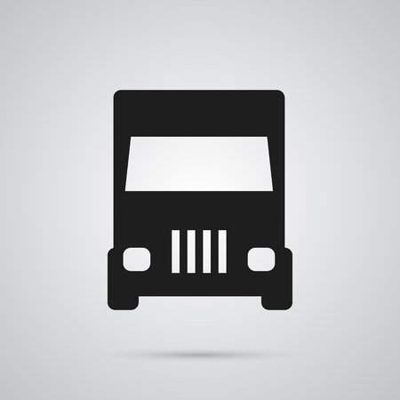 Isolated Lorry Icon Symbol On Clean Background. Vector Truck  Element In Trendy Style.のイラスト素材