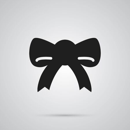 Isolated Festive Bow Icon Symbol On Clean Background. Vector Decoration Element In Trendy Style.のイラスト素材