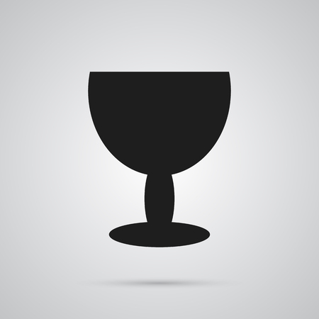 Isolated Fragile Icon Symbol On Clean Background. Vector Goblet Element In Trendy Style.のイラスト素材
