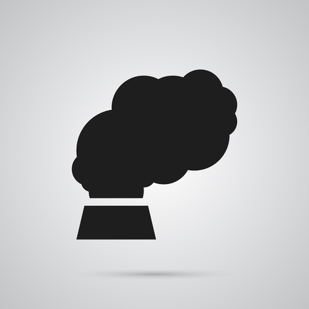 Isolated Pollution Icon Symbol On Clean Background. Vector Contamination Element In Trendy Style.のイラスト素材