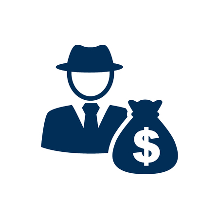 Rich man icon.のイラスト素材