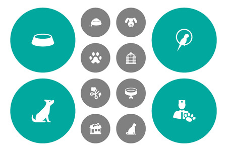 Set Of 12 Mammal Icons Set.Collection Of Scissor, Bird, Dish And Other Elements.のイラスト素材