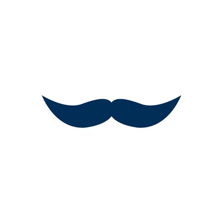 Isolated Moustache Icon Symbol On Clean Background. Vector Whiskers Element In Trendy Style.のイラスト素材