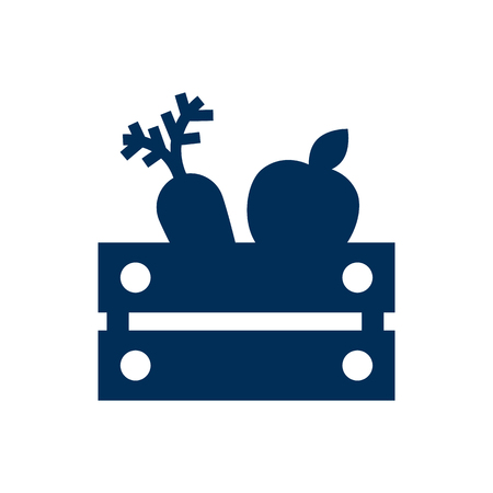 Vector Organic Element In Trendy Style.  Isolated Harvest Icon Symbol On Clean Background.のイラスト素材