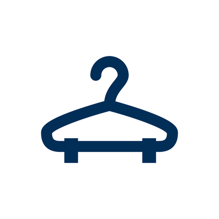 Isolated Hanger Icon Symbol On Clean Background. Vector Rack Element In Trendy Style.のイラスト素材